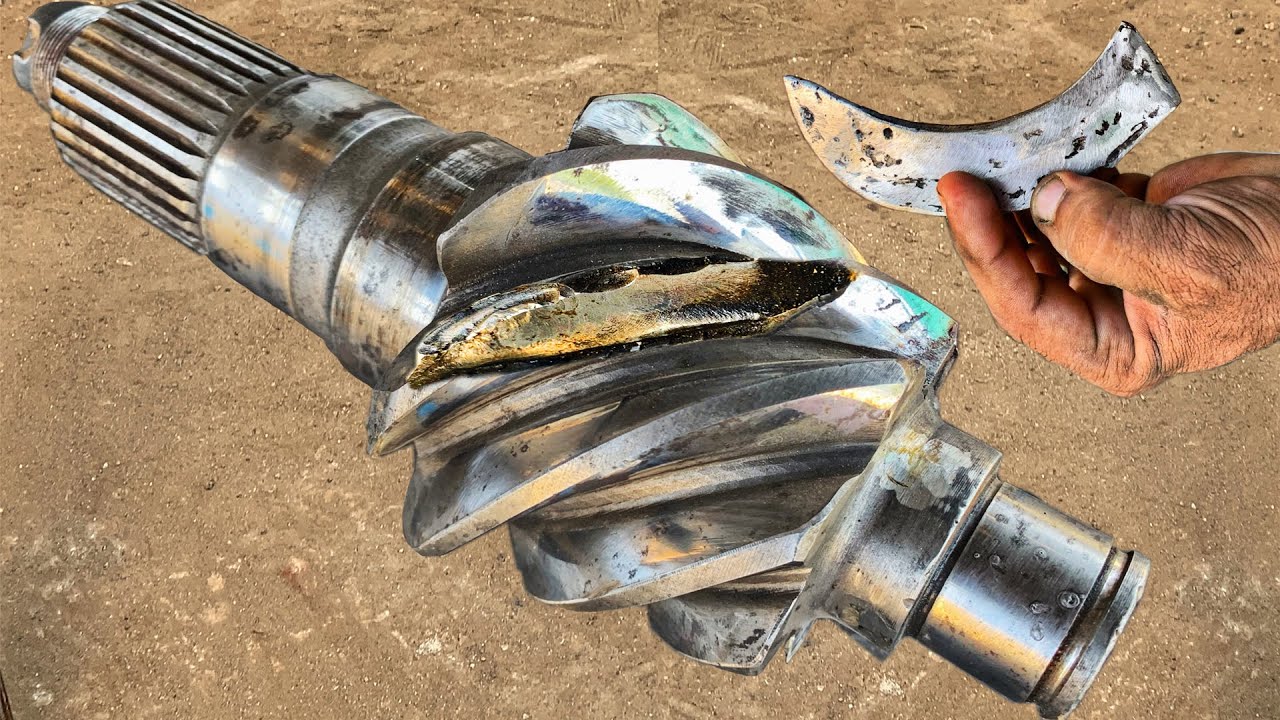 Mastermind Restoration Repairing Broken Pinion Teeth One Tooth at a Time YouTube