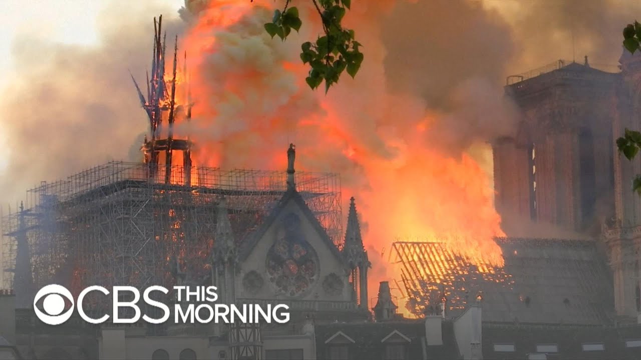 minor Sherlock Holmes Nervous breakdown Notre Dame Cathedral devastated by fire in Paris - YouTube