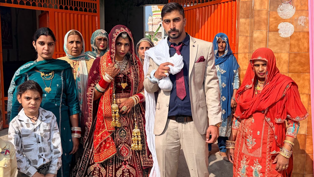 Shadi k baad ❤️🌹👀kiye sbhi mndiro k darshan 🙏🏻🛕 #trending #haryana #temple 