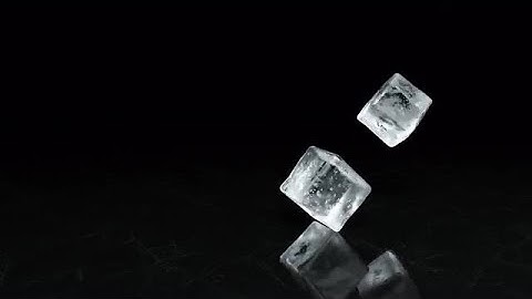 Falling Ice Cubes Stock Motion Graphics