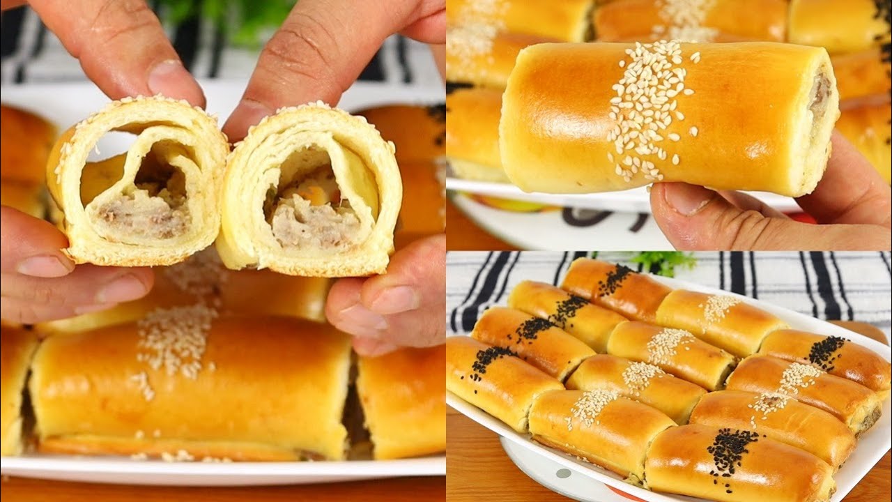 بوراك تركي مورق ومهوي وخفيف يقطع كمية كبيرة مع حشو مفرمج ويحضر في وقت قصير