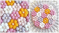 CROCHET  Flower EASY  tutorial DIY 3d crochet flowers - Durasi: 8.53. 