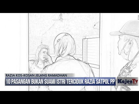 10 Pasangan Bukan Suami Istri Terciduk Razia Satpol PP