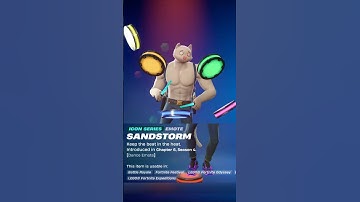 Thumbnail of New Sandstorm Emote!  #fortnite #fortniteemotes #gaming #shorts #fyp #foryou