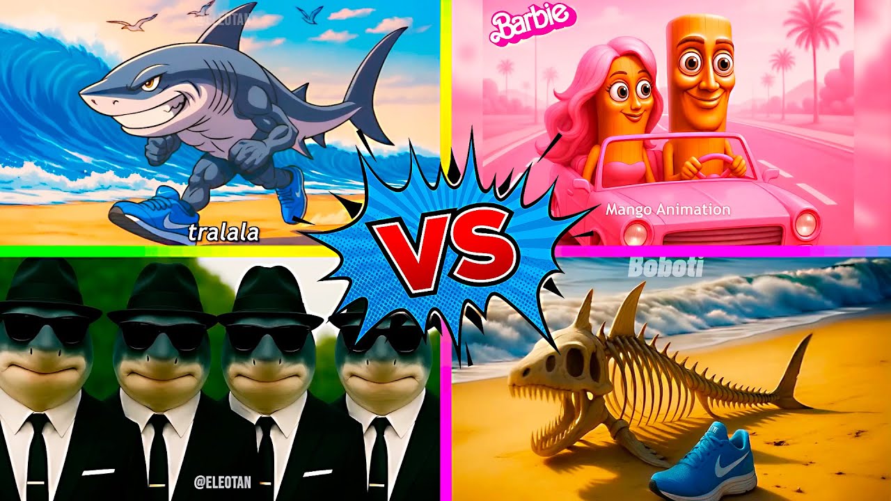 BRAINROT EXTINCTION 🆚 BRAINROT BARBIE 🆚  BRAINROT COFFIN DANCE 🆚 BRAINROT ANIME Tiles Hop EDM Rush!