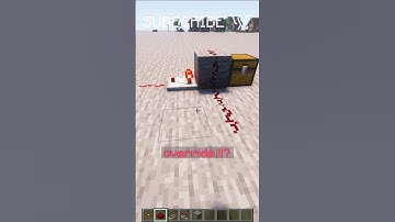OVERRIDE COMPARATORS with a signal from a CONTAINER!? | Redstone with PsiVolt #minecraft #redstone