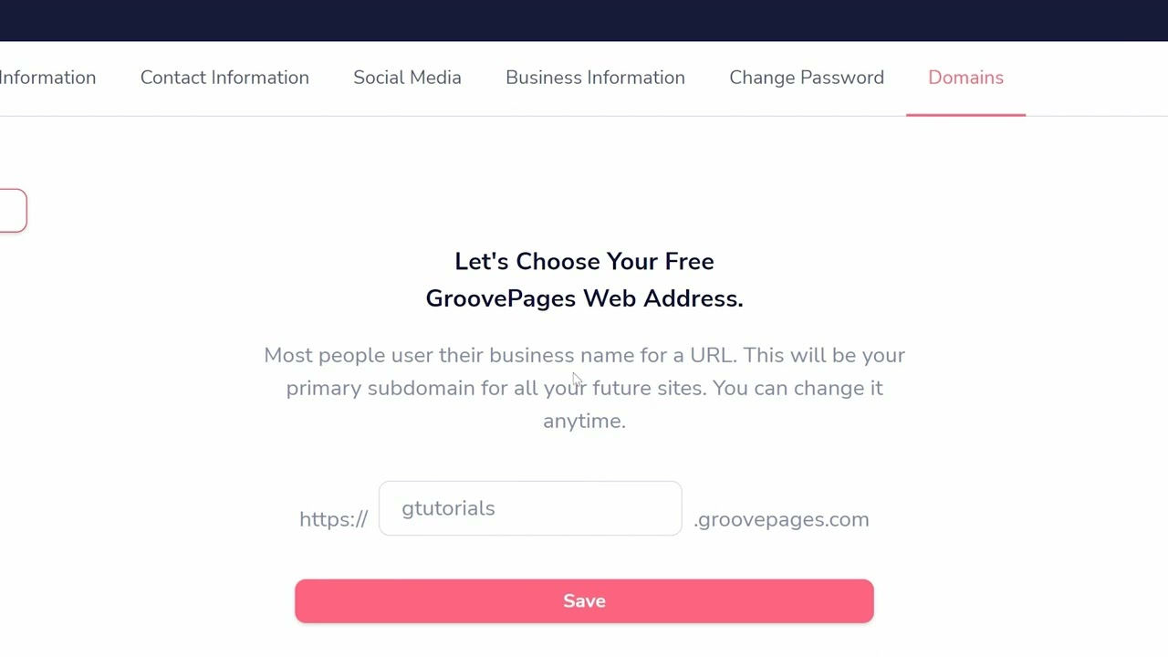 Setting Up Your Groove Account