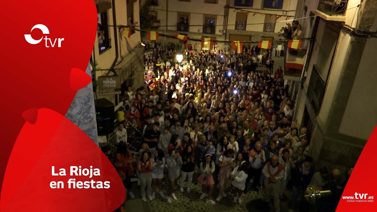 LA RIOJA EN FIESTAS 2022 CHUPINAZO EN TORRECILLA EN CAMEROS EN HONOR A LA VIRGEN DE TÓMALOS