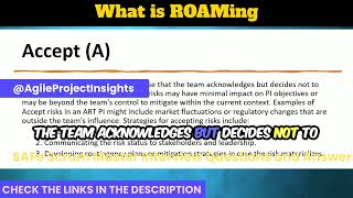 Agile Risk Management: ROAMing Technique Explained #agile