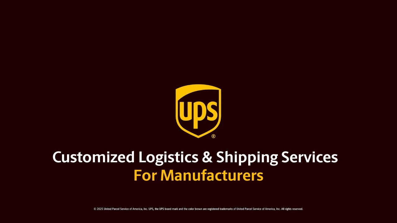 Manufacturing Logistics Services from UPS