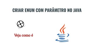 COMO CRIAR UM ENUM COM PARÂMETRO NO JAVA