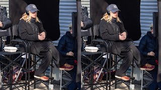 Scarlett Johansson directs Erin Kellyman and June Squibb on the Coney Island set of her first film .