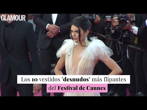 Los 10 Vestidos 'desnudos' más flipantes del Festival de Cannes - YouTube