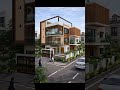 Modern urban home at dusk 🏡💞#youtubeshorts #coimbatore #construction #reels #shorts