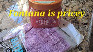 Fontana is pricey ~ Small haul ~ Essentials