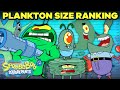 Every Plankton Ranked By Size! 👁📏 | SpongeBob