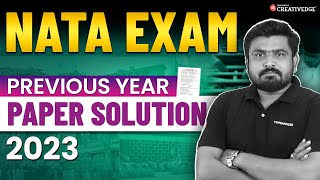 NATA Previous Year Question Paper Solution - 2023 | NATA 2024 Preparation