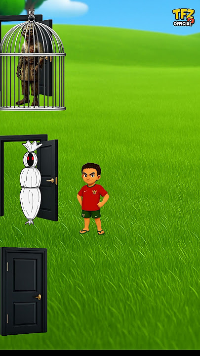 Which door is my brother at🤔 #animation #cartoon #upinipin #shorts