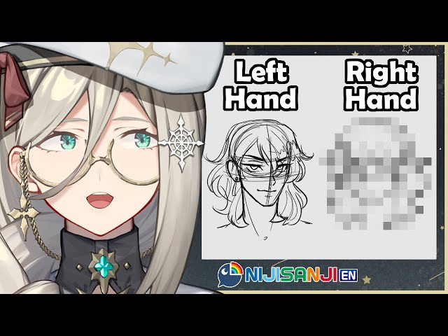 【DRAWING CHALLENGE】Drawing with my Non-Dominant Hand!【NIJISANJI EN | Aia Amare 】のサムネイル