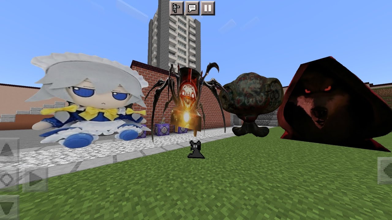 new Custom Nextbots Addon in Minecraft pe - YouTube