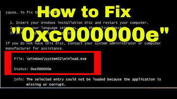 How to Fix "0xc000000e" Windows Failed to Start boot error