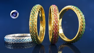 How to create a realistic ring and Jewelry in Cinema 4d