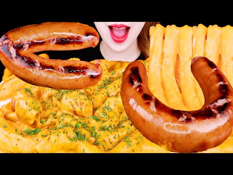 【ASMR】ペトクロゼトッポッキ、キルバサソーセージを食べるを食べる【咀嚼音】