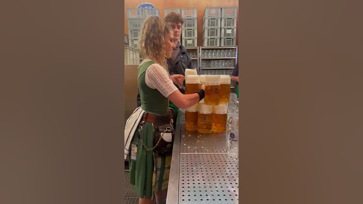 Wiesn-Bedienung Verena stemmt 13 Maß!