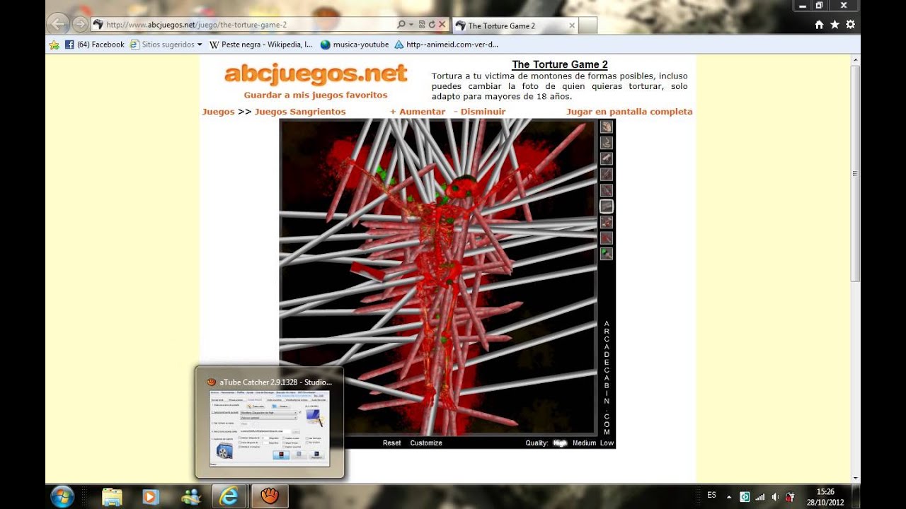 torture game 2 modo diseño , hombre esqueleto xD