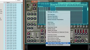 Reason NN XT Loading Key Map Zones Baldwin
