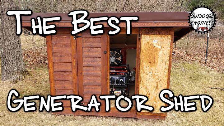 Build Your Dream Generator Shed with Predator 8750 Generator