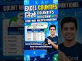 Master COUNTIFS in 60 Seconds! ⚡ | Excel with Anuj