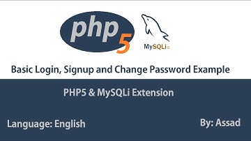 PHP & MySQL Signup Login Example Part 6/9