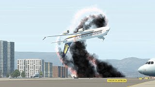 Emergency Landing Failed Of Singapore Airlines Airbus A380 At Gibraltar Airport [Xp 11]