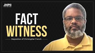 Deposition of Christopher French: Trimac Transportation Employee | Part 1