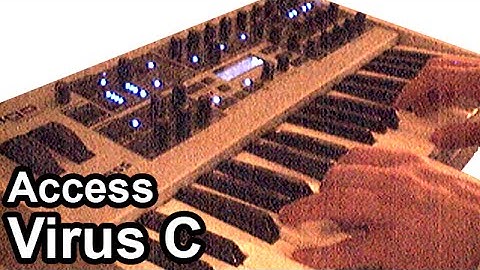 Access Virus C / Indigo 2 synthesizer demo - Ambient Chillout Drone Music