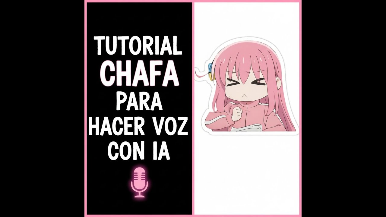 TUTORIAL CHAFA PARA HACER VOZ CON IA - Weights (LEER COMENTARIO FIJADO ...