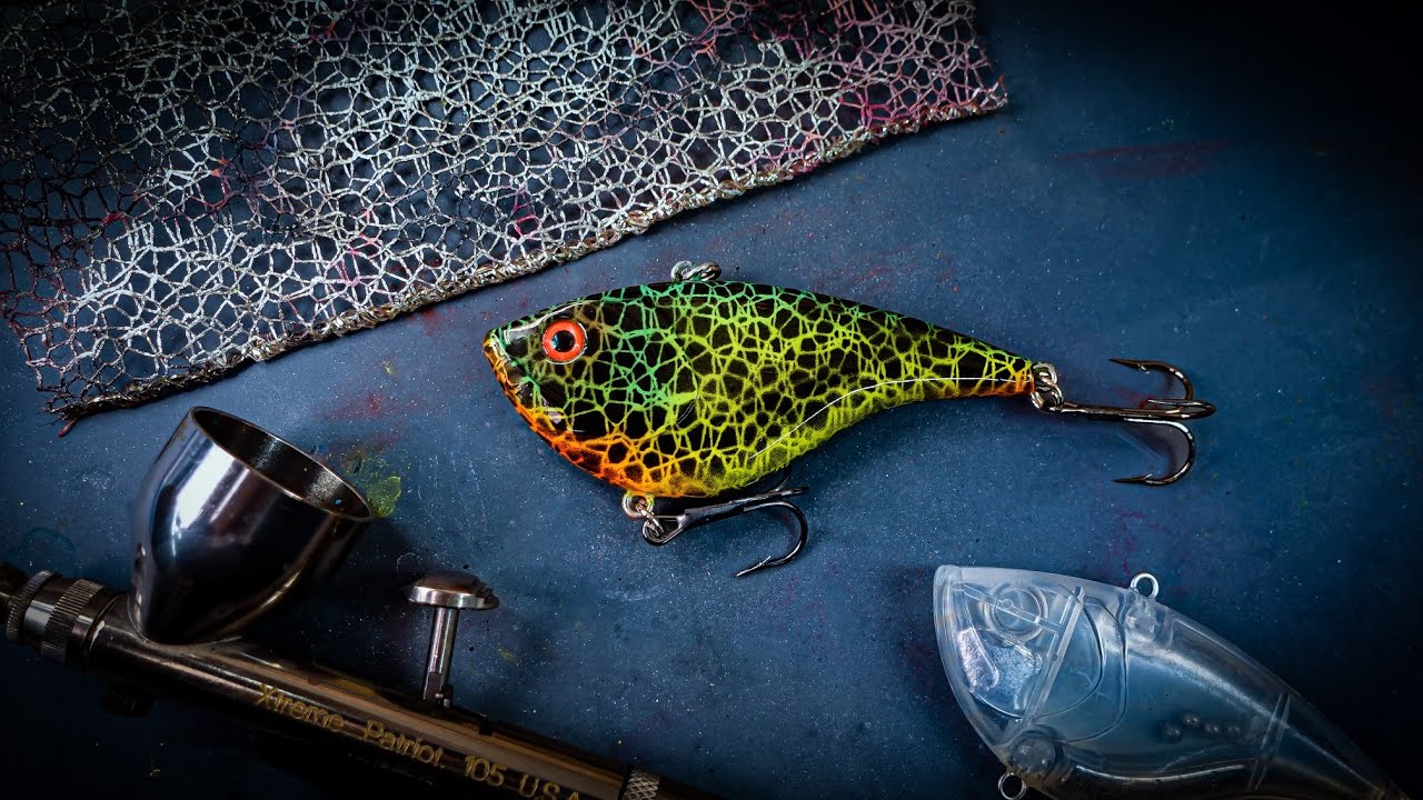 Мой любимый трафарет для росписи приманок // Роспись приманок своими руками