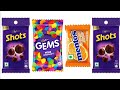 Dairy milk shots vs Gems vs Mentos vs Dairy milk shots