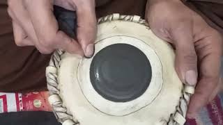 new tabla making by ghulam Abbas laba C# scale#pahla Kala#tabla#new