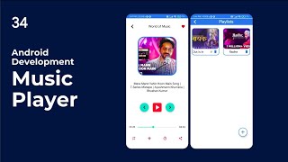 34.Foreground Service with Notification | Music Player App | Android Development Kotlin in Hindi screenshot 5