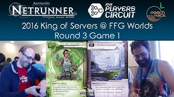 Netrunner - Kate vs. Cerebral Imaging - 2016 King of Servers - Round 3 Game 1