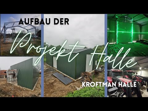 Mein Großprojekt: Eine 1200 m² Lagerhalle in Eigenregie erbaut!