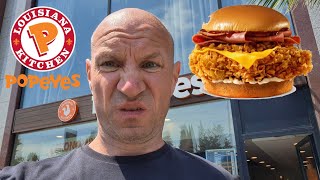 Popeyes New Smoky XL Burger!