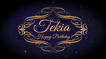 Tekia animated monogram proof