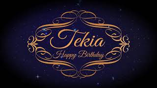 Tekia animated monogram proof