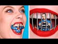 SUPERHEROES IN JAIL! 9 Ways to Sneak Snacks Into Jail by Zoom Cool