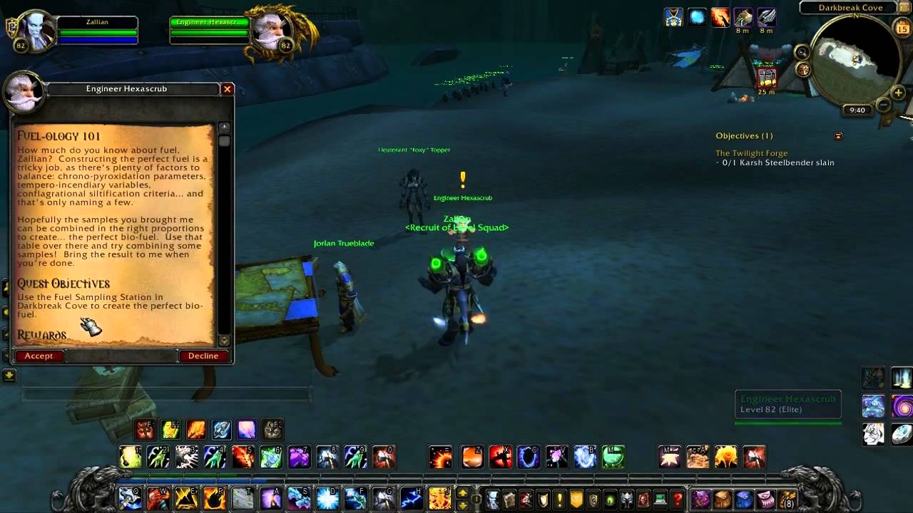 World of Warcraft Quests Fuelology 101 YouTube