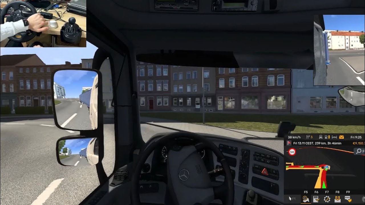 Delivering plastics from Bremen to Dortmond | ETS2 | Logitech G920 gameplay