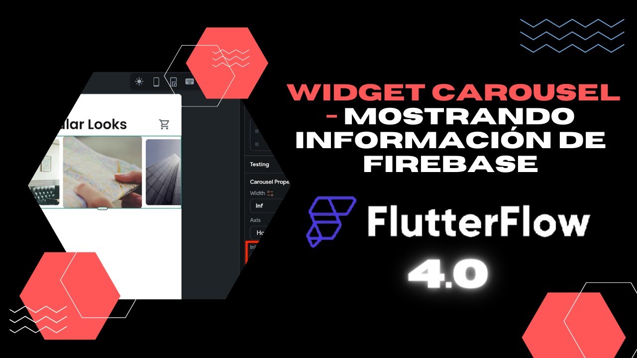 10. FlutterFlow 2024 - Widget Carousel - Mostrando Información de ...